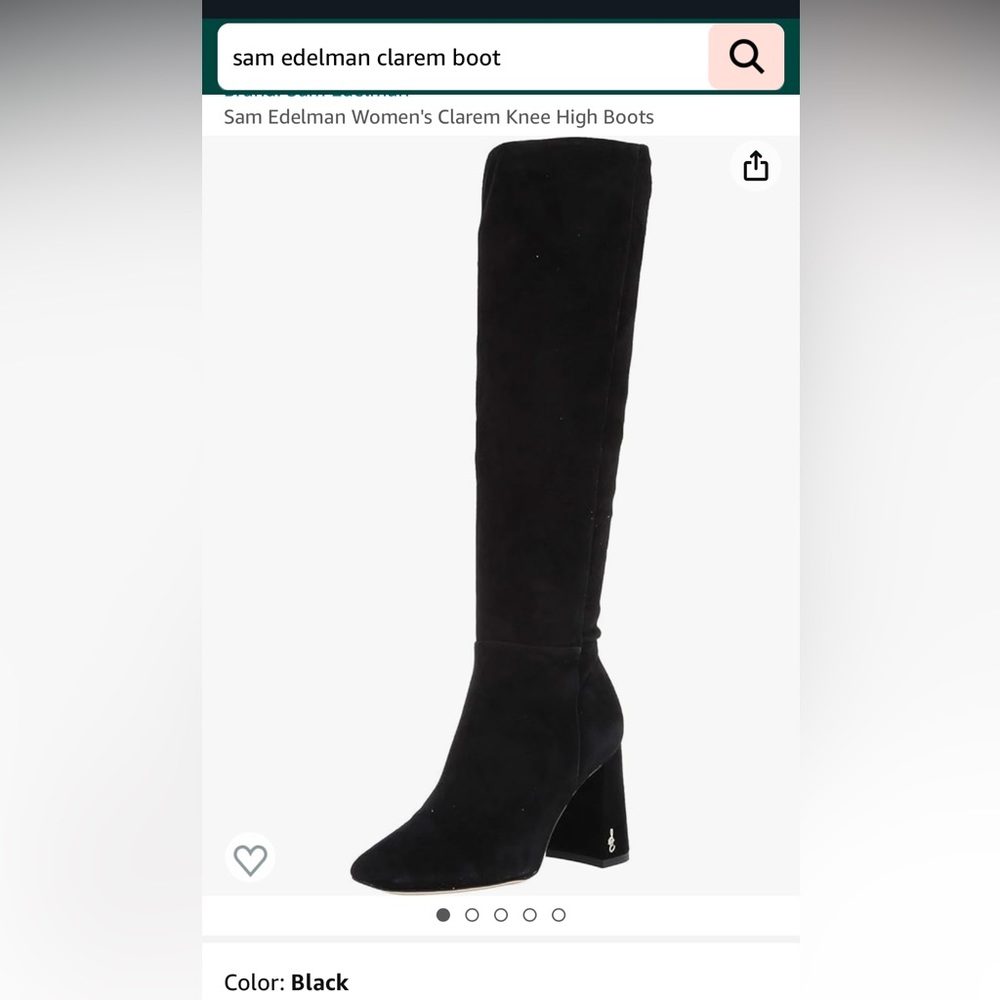 Sam Edelman Women’s Clarem Knee High Boots Size 8